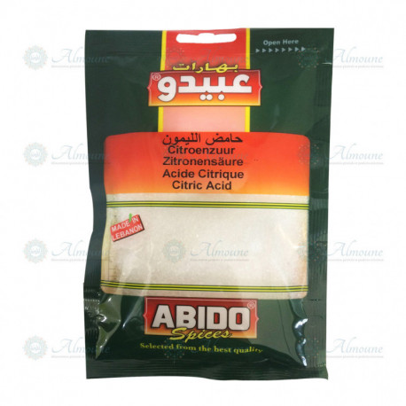 Acide Citrique Abido 100g