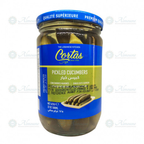 Concombres marinés - Cortas 625g