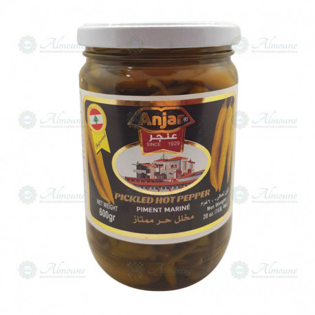 Piments Forts marinés Anjar 600g