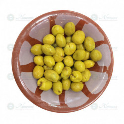 Olives vertes Salkini Cassées - vrac 500 g