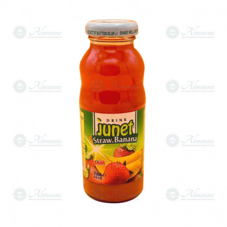 Jus aux Fraises et Bananes - Junet 250ml