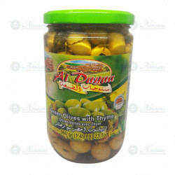 Olives vertes au thym - Al Dayaa 660g