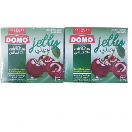 Jello ou Jelly cerise Végétale 6 boites 510 gr DOMO