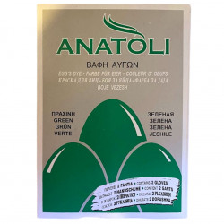 Colorant vert Anatoli 3g avec Gants