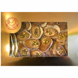 Baklava syrien fabrication artisanale - Mabrouma aux pistaches 2 kg