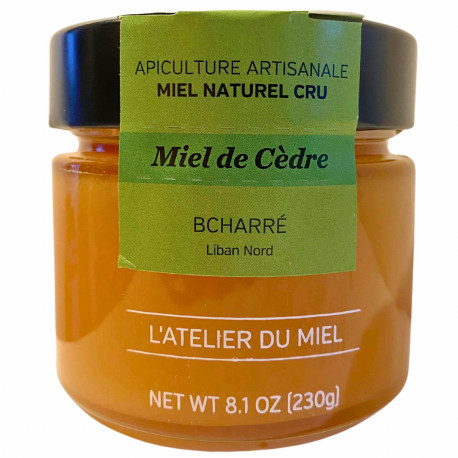 Miel du cèdre du Liban goût exceptionnel - L'atelier du miel 230g