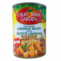 Foul - fèves Recette Libanaise - California Garden 400g
