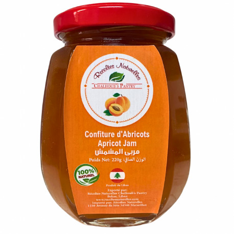 Confiture d'abricot libanaise - Chalhoub's Pantry 220g