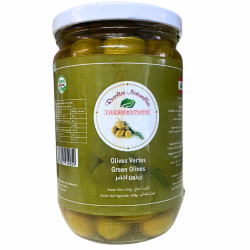 Olives vertes naturelles - Chalhoub's Pantry 600gr.