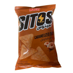 Tortilla Chips au Goût Oignon Caramélisé Sitos Master