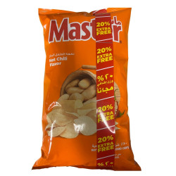 Chips de Pomme de Terre Saveur Chili Piquant Master