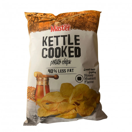 Chips de Pomme de Terre Kettle Cooked Saveur Moutarde au Miel Master170gr